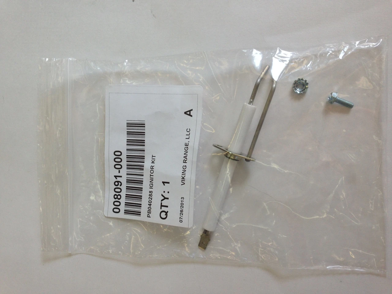 Viking Smoker Ignitor Electrode -008091-000 1 Viking Smoker Ignitor Electrode -008091-000