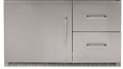 Alfresco 42" Refrigerator Cart W Marinating Drawers - ARXE-42C 1 Alfresco 42" Refrigerator Cart W Marinating Drawers - ARXE-42C