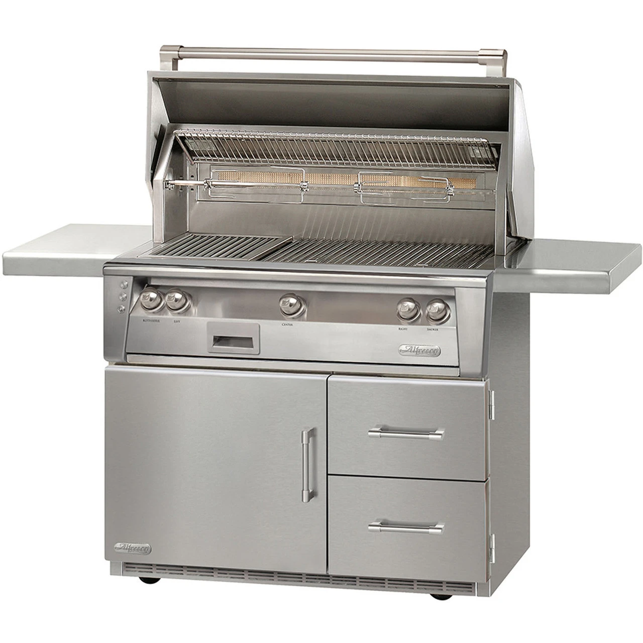 Alfresco ALXE 42" Grill With Sear Zone On Refrigerated Cart 1 Alfresco ALXE 42" Grill With Sear Zone On Refrigerated Cart