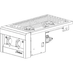 Artisan Built-in Double Side Burner - ARTP-SB2 -Outdoor Grill Life Shop Artisan Double Side Burner Drawing 91336.1650038588.1500.1500