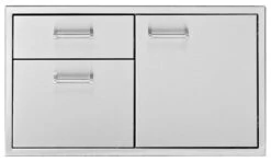 Delta Heat 36" Door, 2 Drawer Combo- DHDD362-B