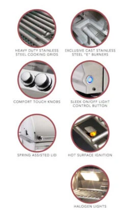 FireMagic Aurora A660i Built In Grill, No Rotisserie -Outdoor Grill Life Shop Fire Magic Aurora Features no rotisserie 33969.1477049411.1500.1500