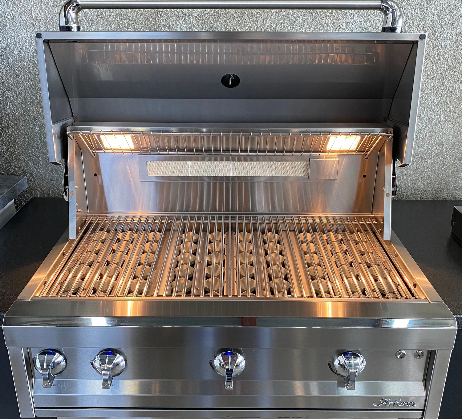 Artisan Professional 32" 3 Burner Grill With Rotisserie, Light & Cart - ARTP-32C 2 Artisan Professional 32" 3 Burner Grill With Rotisserie, Light & Cart - ARTP-32C - Image 2