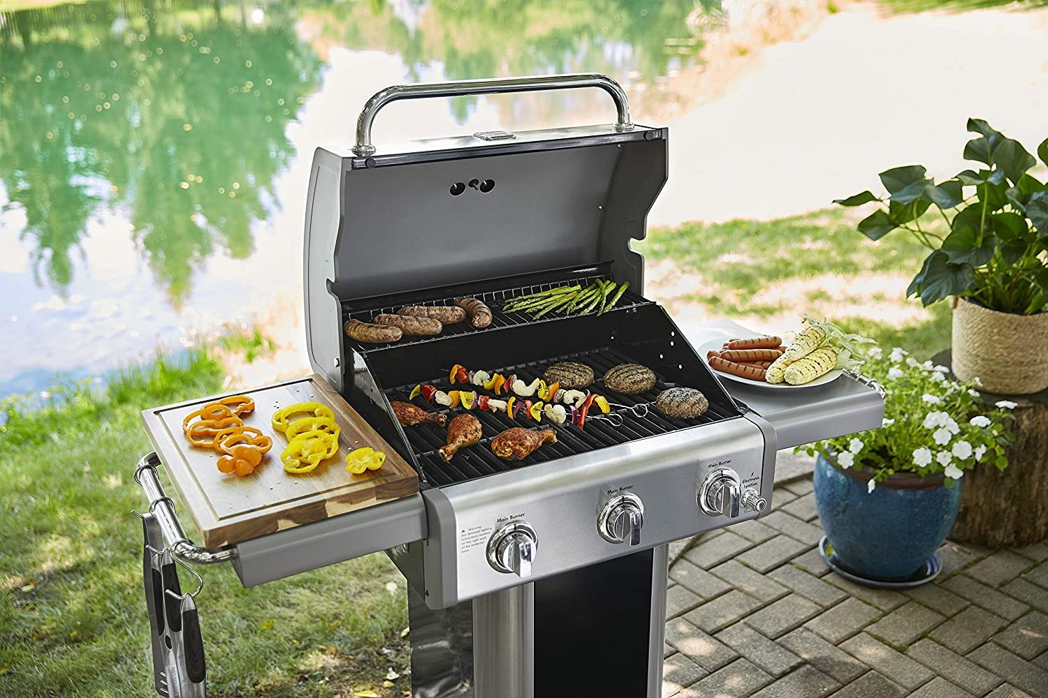 Outdoor Grill Life Shop -Outdoor Grill Life Shop Kenmore 3 Burner Outdoor Patio G