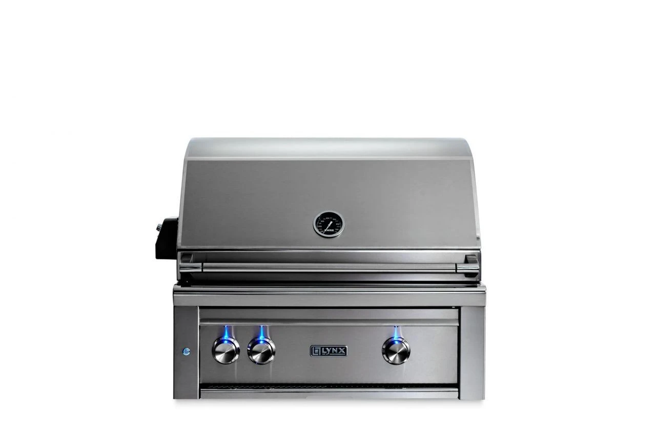 Lynx 30” Built-in Grill - 1 Trident Burner, 1 Ceramic Burner, Rotisserie - L30TR 1 Lynx 30” Built-in Grill - 1 Trident Burner, 1 Ceramic Burner, Rotisserie - L30TR