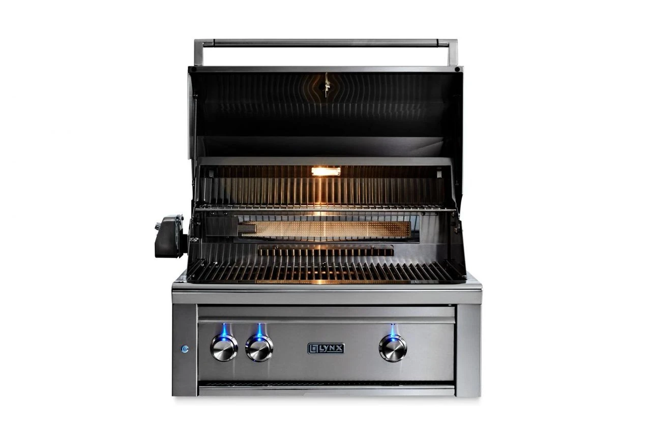 Lynx 30” Built-in Grill - 1 Trident Burner, 1 Ceramic Burner, Rotisserie - L30TR 3 Lynx 30” Built-in Grill - 1 Trident Burner, 1 Ceramic Burner, Rotisserie - L30TR - Image 3