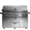 Lynx 54” Freestanding Grill With 1 Trident Infrared Burner, 3 Ceramic Burners, Rotisserie - L54TRF