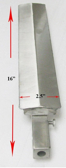 16 X 2 1/2, OCS, Coyote Stainless Burner - OCS1 2 16 X 2 1/2, OCS, Coyote Stainless Burner - OCS1 - Image 2