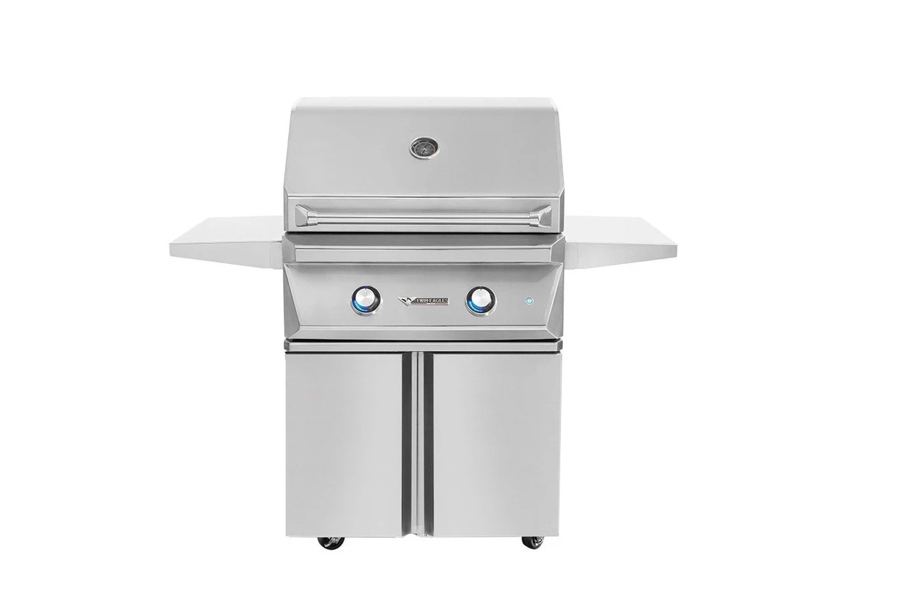 Twin Eagles 30" Grill, Rotisserie, Sear Zone On Base With 2 Doors - TEBQ30RS-C-TEGB30-B 1 Twin Eagles 30" Grill, Rotisserie, Sear Zone On Base With 2 Doors - TEBQ30RS-C-TEGB30-B