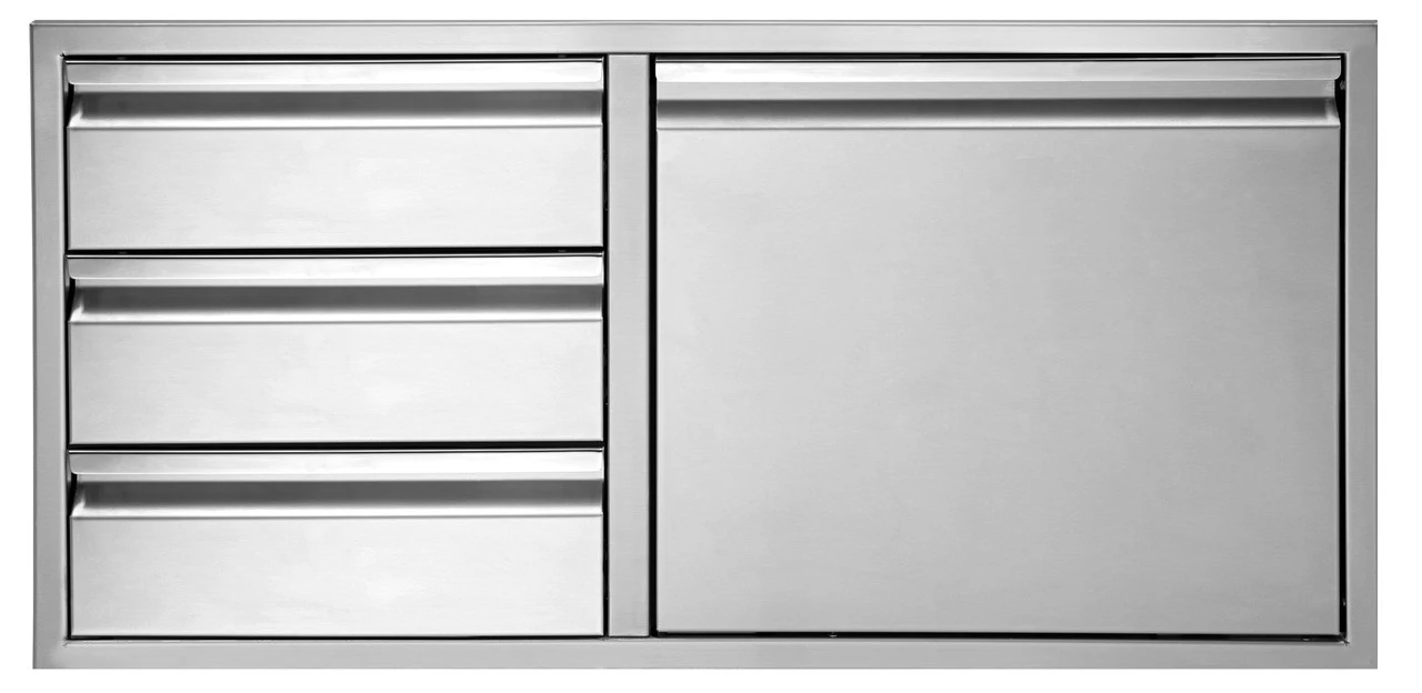 Twin Eagles 30" Door/Three Drawer Combo - TEDD303-B 1 Twin Eagles 30" Door/Three Drawer Combo - TEDD303-B