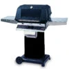 MHP WNK Grill On Black Cart Column And Base With Wheels - WNK4DD-OCOLB