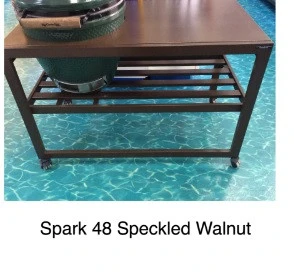 Challenger Large Big Green Egg Open Speckled Walnut Cart 2 Challenger Large Big Green Egg Open Speckled Walnut Cart - Image 2