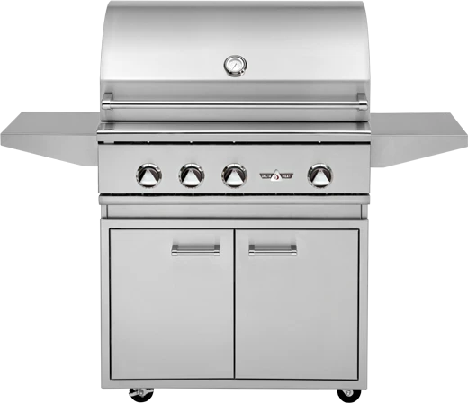 Delta Heat 32" Freestanding Grill W Rotisserie - DHBQ32R+DHGB32 1 Delta Heat 32" Freestanding Grill W Rotisserie - DHBQ32R+DHGB32