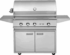 Delta Heat 38" Freestanding Grill W Rotisserie - DHBQ38R+DHGB38