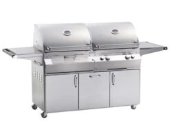 Fire Magic Aurora A830I Charcoal/Gas Grill, Rotisserie On Cart