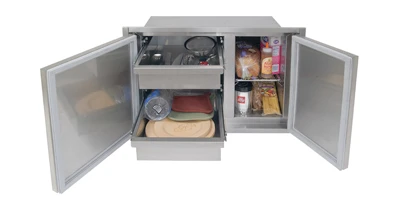 Alfresco 42" Low Profile Pantry | 21" Height - AXEDSP-42L 1 Alfresco 42" Low Profile Pantry | 21" Height - AXEDSP-42L