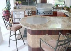 Cook-N-Dine 27.5" Dia Round Stainless Built In Teppanyaki - MO70 -Outdoor Grill Life Shop teppanyaki grill built in griddle cooktop MO70 cookndine1 01101.1661372762.1500.1500