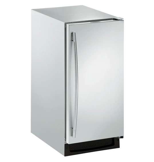 Uline 15" Stainless Steel Ice Maker - UOCR115-SS01B 1 Uline 15" Stainless Steel Ice Maker - UOCR115-SS01B