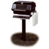 MHP JNR Propane Grill On In-Ground Post, Folding Shelf