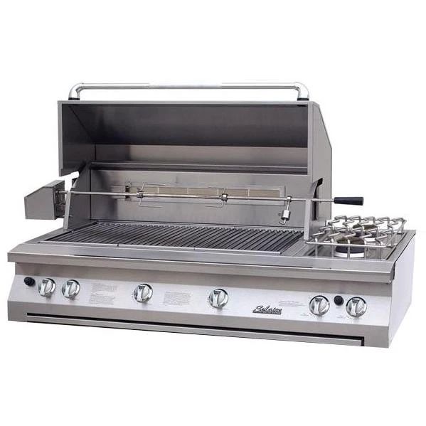 Solaire AGBQ 56" Infrared Built-in Grill, Rotisserie, Dbl Side Burner, NG 1 Solaire AGBQ 56" Infrared Built-in Grill, Rotisserie, Dbl Side Burner, NG